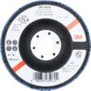 566A, Flap Disc, 65031, 115 x 22.23mm, Flat (Type 27), P80, Zirconia thumbnail-0
