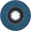 566A, Flap Disc, 65037, 125 x 22.23mm, Flat (Type 27), P40, Zirconia thumbnail-1