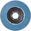 566A, Flap Disc, 65027, 115 x 22.23mm, Conical (Type 29), P80, Zirconia thumbnail-1