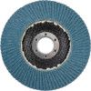 566A, Flap Disc, 65034, 125 x 22.23mm, Conical (Type 29), P60, Zirconia thumbnail-0