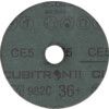 982C, Fibre Disc, 27769, 100 x 16mm, Star Shaped Hole, P36, Cubitron II Ceramic thumbnail-1