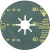 siaron 4819, Fibre Disc, 115 x 22mm, Star Shaped Hole, P60, Zirconia thumbnail-1