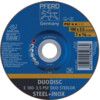 Cutting Disc, DUODISC, 24-Coarse, 180 x 3.5 x 22.23 mm, Type 42, Aluminium Oxide thumbnail-0