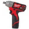 M12 BIW12-202C Cordless Impact Wrench, 1/2in. Drive, 12V, Brushless, 138Nm Max. Torque, 2 x 2.0Ah Batteries thumbnail-0