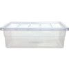Storage Box with Lid, Clear, 560x180x180mm, 28L thumbnail-0