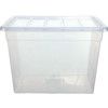 Storage Box with Lid, Clear, 560x410x410mm, 64L thumbnail-0
