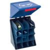 Storage Box, Plastic, Blue, 12 Compartments thumbnail-0