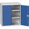 Verso Storage Cabinet, 2 Doors, Blue, 900 x 800 x 550mm thumbnail-0