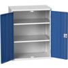 Verso Storage Cabinet, 2 Doors, Blue, 1000 x 800 x 550mm thumbnail-0