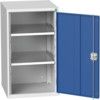 Verso Storage Cabinet, 2 Doors, Blue, 900 x 525 x 550mm thumbnail-0