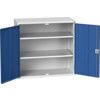 Verso Storage Cabinet, 2 Doors, Blue, 1000 x 1050 x 550mm thumbnail-0