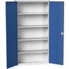 Verso Storage Cabinet, 2 Doors, Blue, 2000 x 1050 x 350mm thumbnail-0