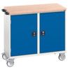 Verso Roller Cabinet, 0 Drawers, Blue/Light Grey, 980 x 1050 x 600mm thumbnail-0