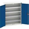 Verso Parts Bin Cupboard, 2 Doors, Blue, 1000 x 800 x 350mm thumbnail-0
