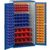 Cubio Storage Cabinet, 2 Doors, Blue, 2000 x 1050 x 650mm thumbnail-0