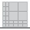 Draw Dividers For Use With 525 x 525 x 75mm Drawer, 24 Compartments thumbnail-0