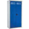 PPE Cupboard, 2 Doors, Blue, 1800 x 900 x 460mm thumbnail-0