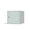Cube Locker, Single Door, Mid Grey, 450 x 450 x 450mm thumbnail-0