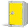 Quarto Locker, Single Door, Yellow, 512 x 300 x 450mm thumbnail-0