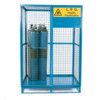 CP602Z LOCK-UP CAGE WITH PALLET BASE 1715D PAINTED thumbnail-0