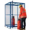 GLC35Z FOLDING CYLINDER CAGE GALVANISED  WITH PALLET BASE thumbnail-0