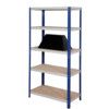 Standard Duty Shelving, 5 Shelves, 265kg Shelf Capacity, 1770mm x 900mm x 300mm, Grey thumbnail-0