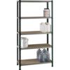 Standard Duty Shelving, 5 Shelves, 400kg Shelf Capacity, 900mm x 450mm x 1980mm, Grey thumbnail-0