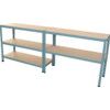 Standard Duty Shelving, 5 Shelves, 400kg Shelf Capacity, 900mm x 450mm x 1980mm, Grey thumbnail-1