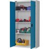 Storage Cabinet, 2 Doors, Blue, 1780 x 915 x 460mm thumbnail-0
