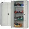 Storage Cabinet, 2 Doors, Silver, 1780 x 915 x 460mm thumbnail-0