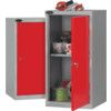 Storage Cabinet, Single Door, Red, 890 x 460 x 460mm thumbnail-0