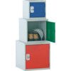 Cube Locker, Single Door, Grey, 450 x 450 x 450mm thumbnail-0
