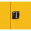Hazardous Substance Cupboard (H)700x(W)900x(D)460mm Yellow thumbnail-1