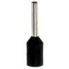 Bootlace Ferrule, Insulated Terminal, Black French Coding 1.5mm x 8f (Pk-500) thumbnail-0