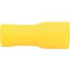 6.30mm FULLY INSULATED YELLOW FEMALE PUSH-ON (100) thumbnail-0