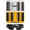 FLEXTORQ Screwdriver Bit Set with Tinted Safety Glasses, 47 Piece Set thumbnail-0