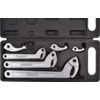 Imperial, Hook & Pin Spanner Set, 3/4 - 4 3/4in., Set of 8, Chrome Vanadium Steel thumbnail-0