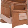 Tool Belt, Leather, Brown, 5 Pockets, 250 x 210mm thumbnail-1