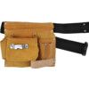Tool Belt, Leather, Brown, 5 Pockets, 210 x 220mm thumbnail-1