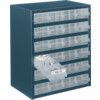 Cabinet, Steel/Polypropylene, Blue, 357x255x435mm, 24 Drawers thumbnail-0