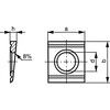 M10 SQUARE TAPER WASHER 8% - STEEL DIN 434 thumbnail-1