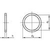 45x52x2.0mm COPPER SEALING RING ANNEALED DIN 7603A thumbnail-0