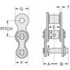 10B-1 NICKEL PLATED ROLLER CHAIN - DIN8187 (5MTR) thumbnail-1