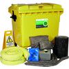 Maintenance Spill Kit, 1000L Absorbent Capacity Per Kit, Wheeled Bin thumbnail-0