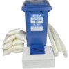 Oil Spill Kit, 120L Absorbent Capacity Per Kit, 95 x 47 x 54cm, Wheeled Bin thumbnail-0