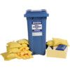 Chemical Spill Kit, 120L Absorbent Capacity Per Kit, 95 x 47 x 54cm, Wheeled Bin thumbnail-0