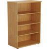 Bookcase, Oak, 3 Shelves, 1200mm Height thumbnail-0