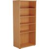 Bookcase, Beech, 4 Shelves, 1800mm Height thumbnail-0
