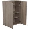 Wooden Cupboard, Grey Oak, 3 Shelves, 1200mm High thumbnail-1