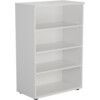 Bookcase, White, 3 Shelves, 1200mm Height thumbnail-0